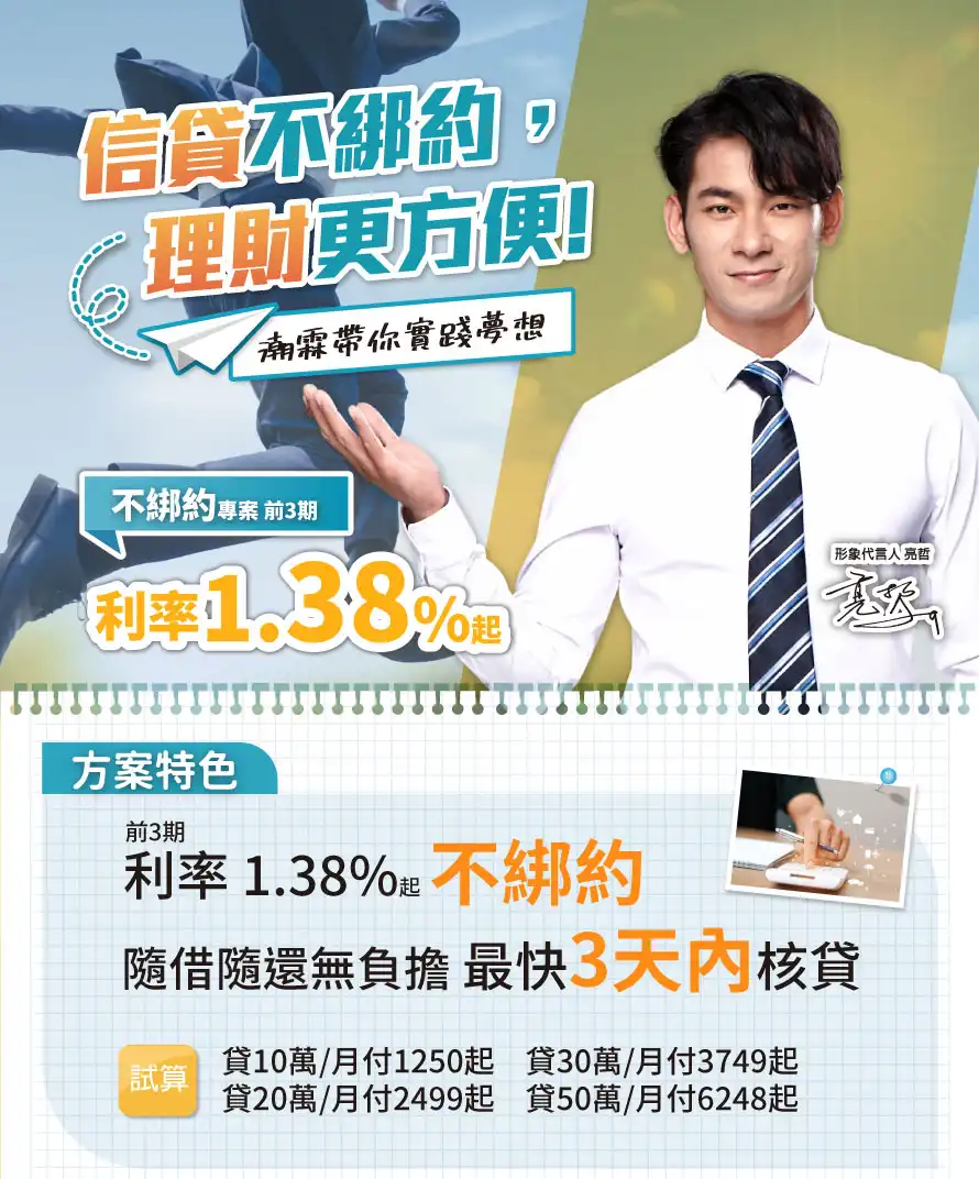 潮霖資產 信用貸款不綁約專案