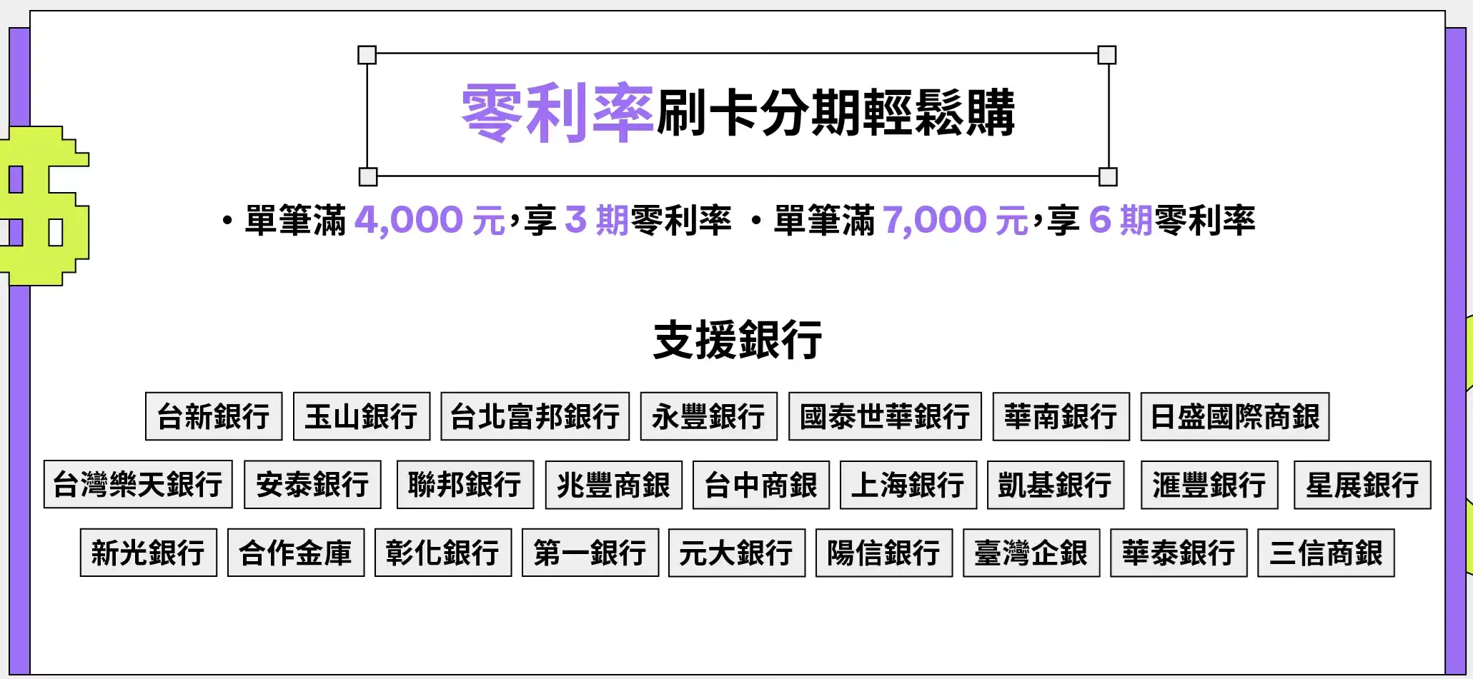 Hahow信用卡優惠