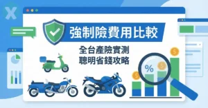 機車強制險費用比較 14家產險線上投保實測報價