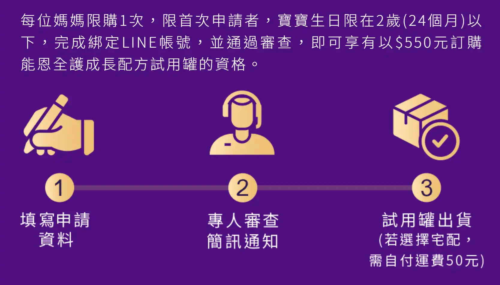 能恩全護試喝申請 兒童健康手冊上傳規範與審核步驟教學
