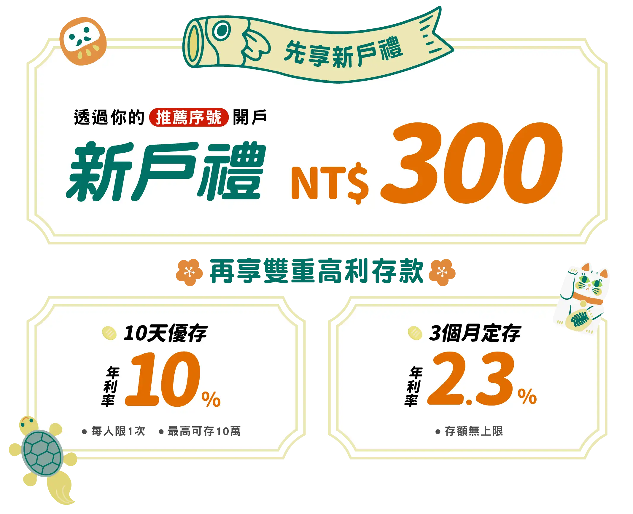 樂天開戶300